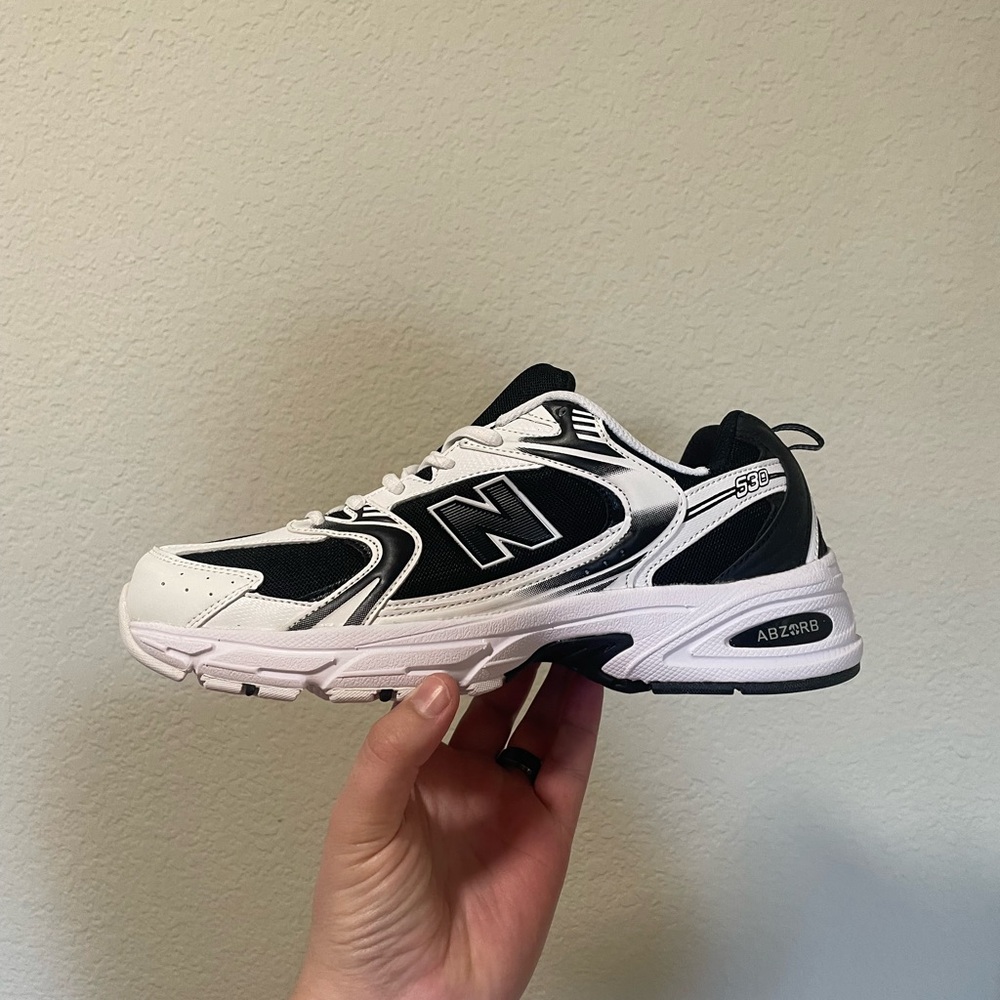 New Balance Black and White Sneakers